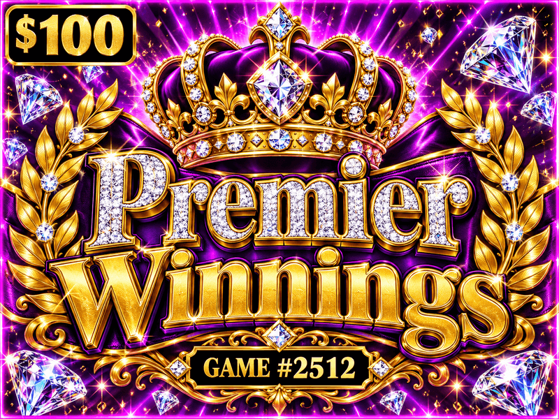 Premier Winnings — illustration, not the actual ticket