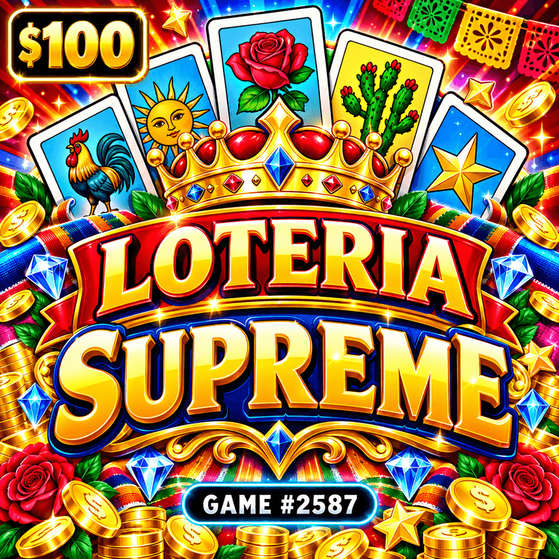 Loteria Supreme — illustration, not the actual ticket
