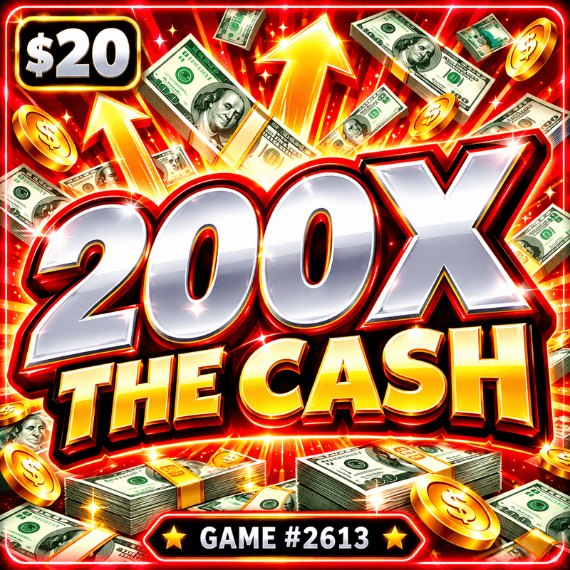 200X The Cash — illustration, not the actual ticket