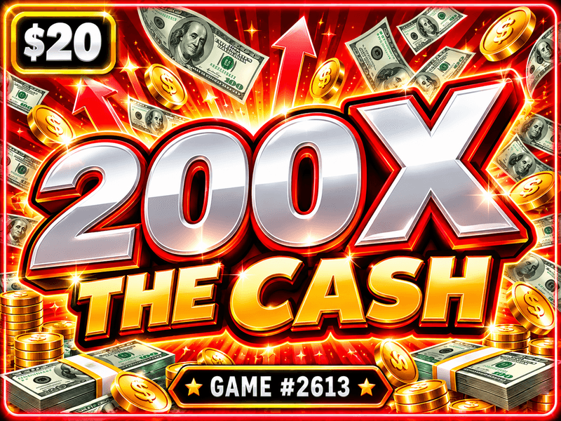 200X The Cash — illustration, not the actual ticket