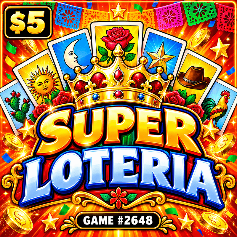Super Loteria — illustration, not the actual ticket