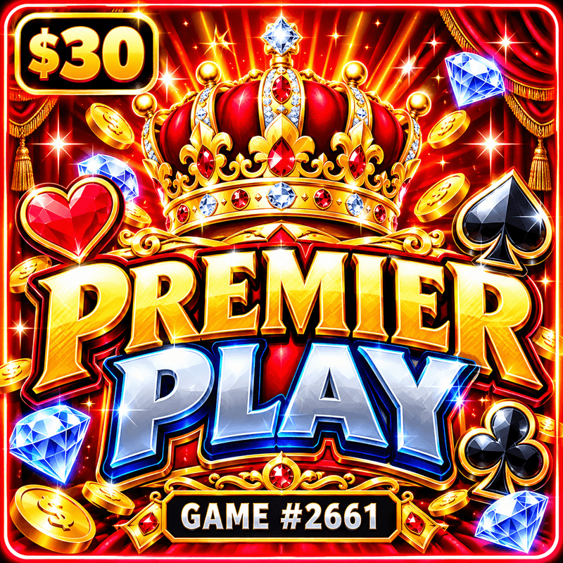 Premier Play — illustration, not the actual ticket