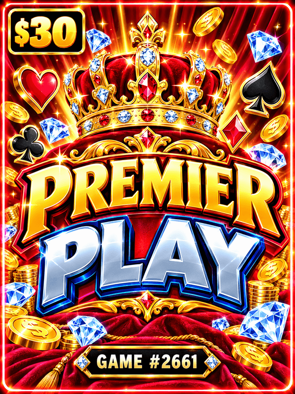 Premier Play — illustration, not the actual ticket