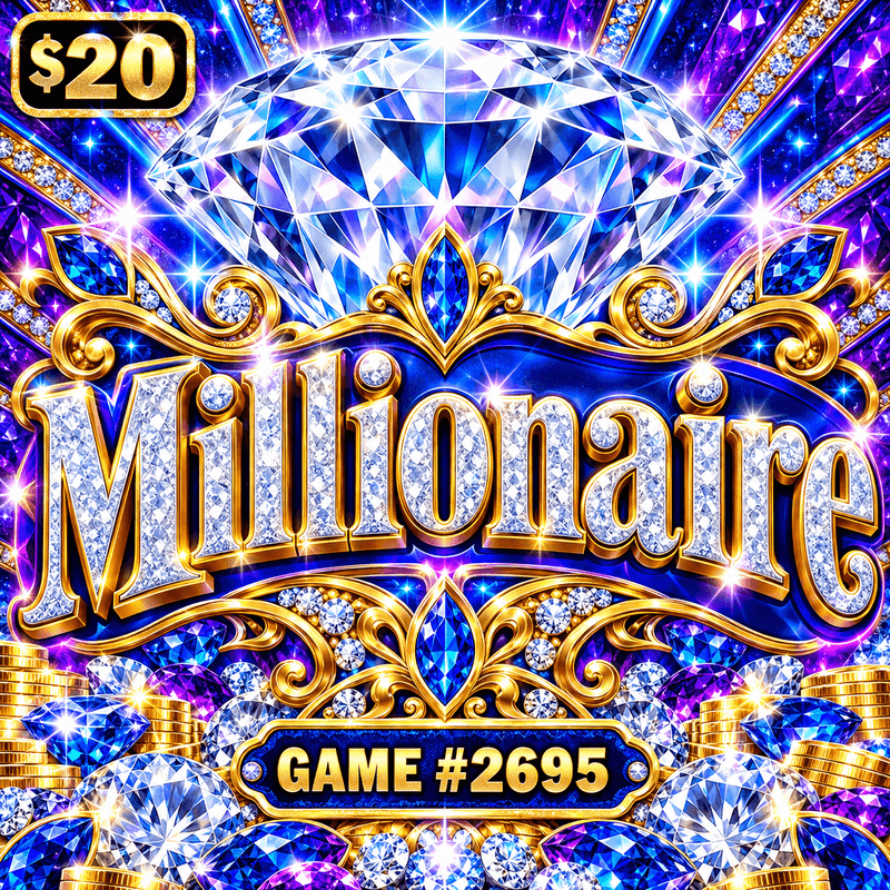 Millionaire — illustration, not the actual ticket