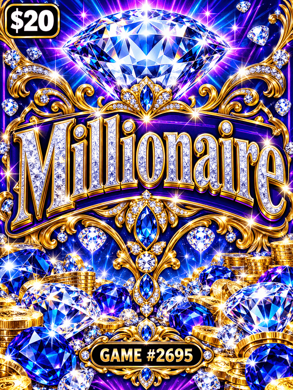 Millionaire — illustration, not the actual ticket