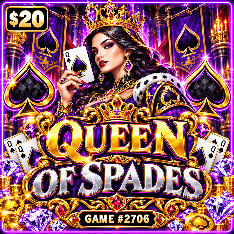 Queen of Spades — illustration, not the actual ticket