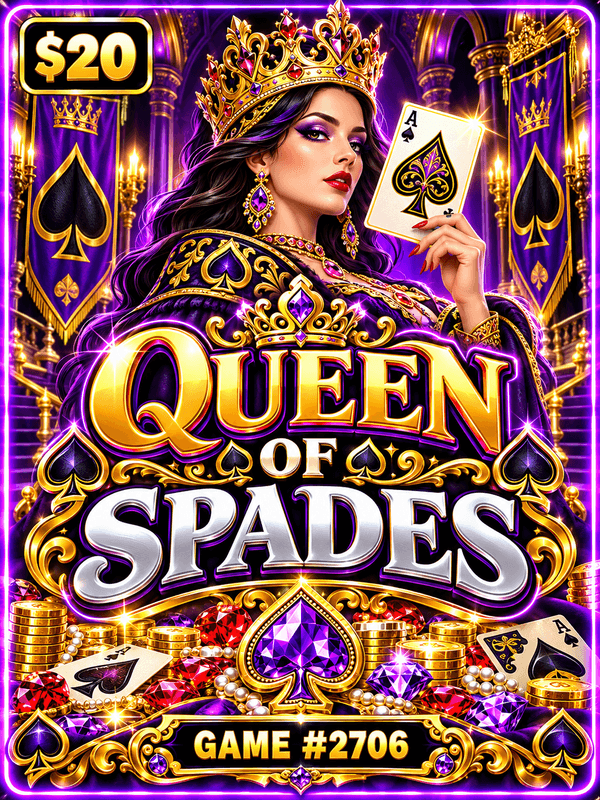 Queen of Spades — illustration, not the actual ticket