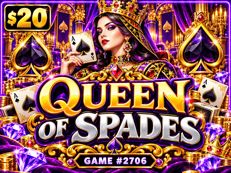 Queen of Spades — illustration, not the actual ticket