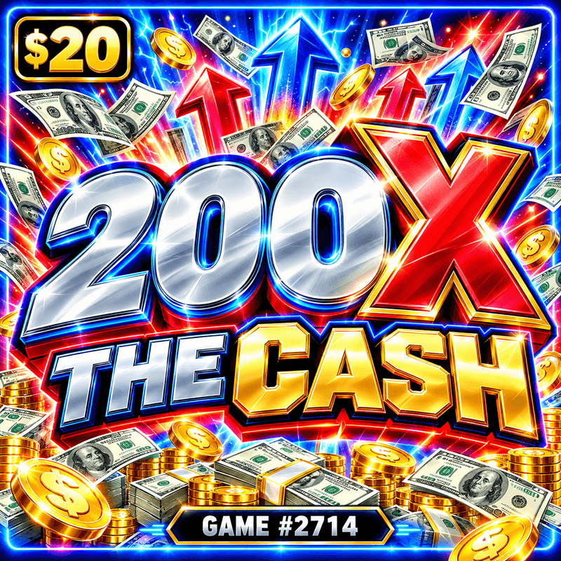 200X The Cash — illustration, not the actual ticket