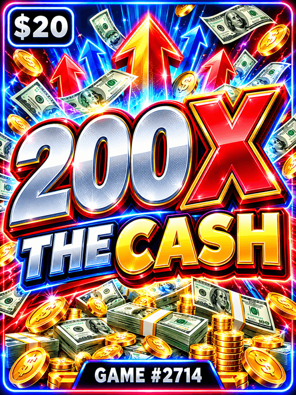 200X The Cash — illustration, not the actual ticket