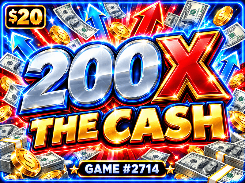 200X The Cash — illustration, not the actual ticket