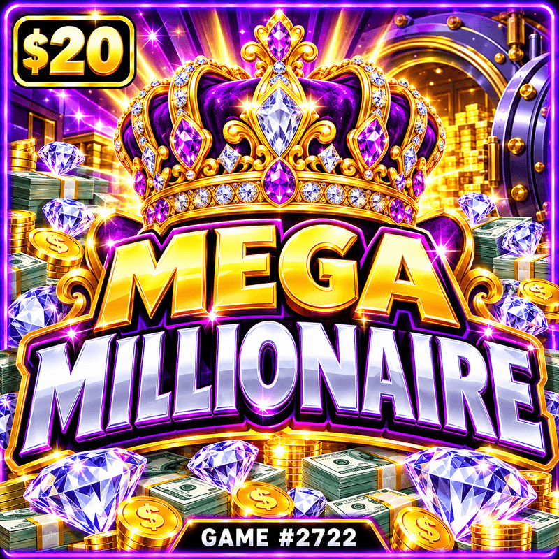 Mega Millionaire — illustration, not the actual ticket