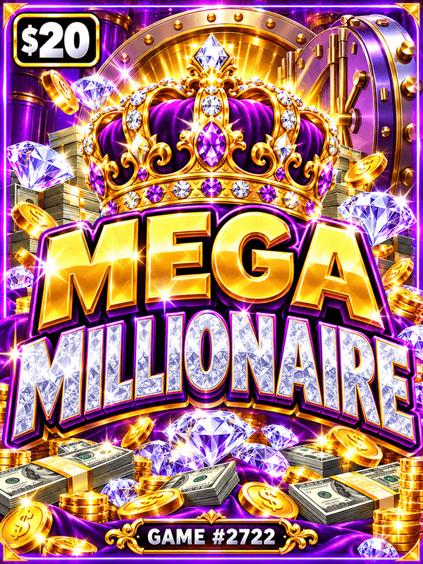 Mega Millionaire — illustration, not the actual ticket