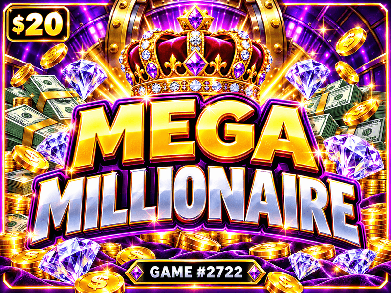 Mega Millionaire — illustration, not the actual ticket