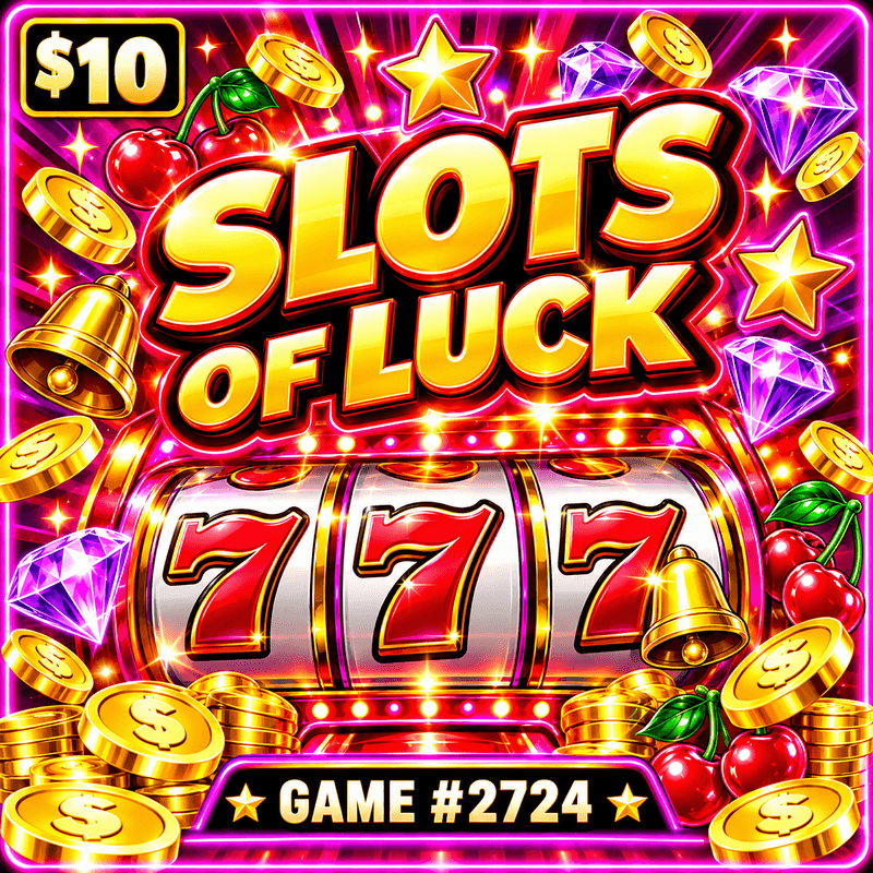 Slots of Luck — illustration, not the actual ticket