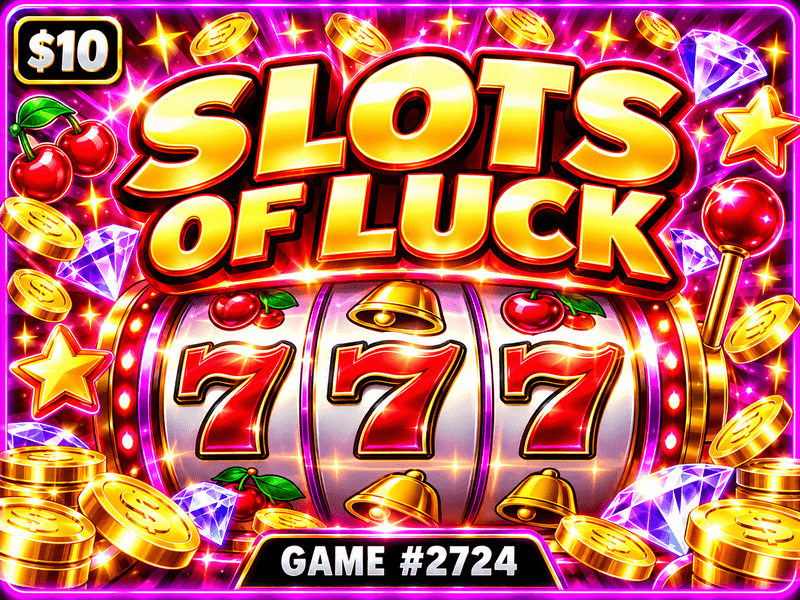 Slots of Luck — illustration, not the actual ticket