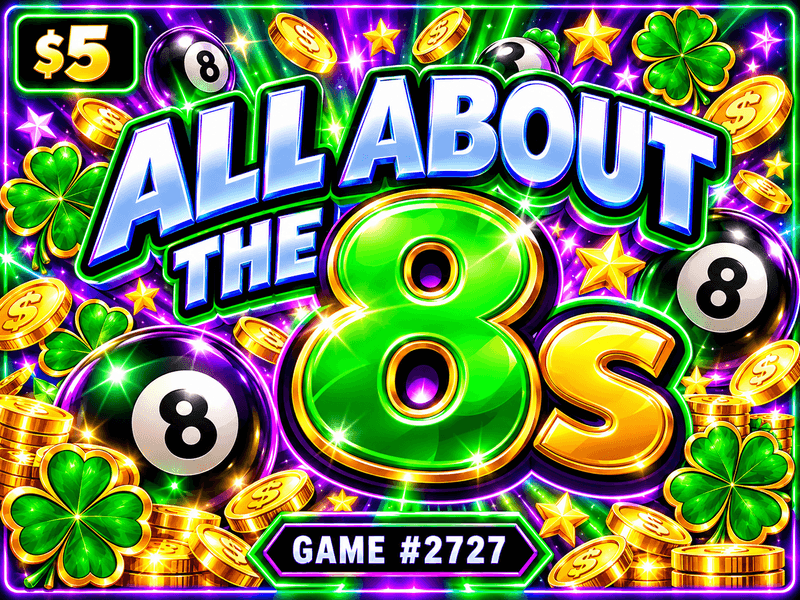 All About the 8s — illustration, not the actual ticket