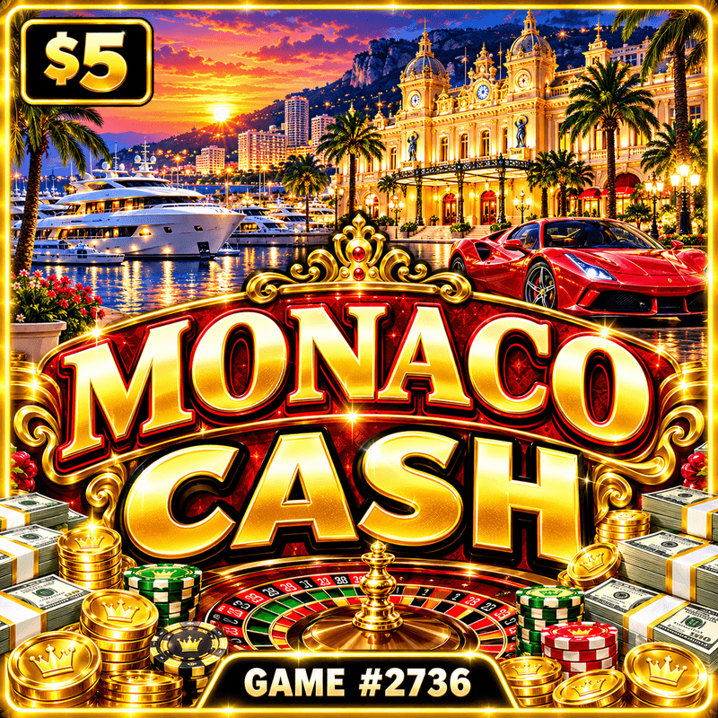 Monaco Cash — illustration, not the actual ticket