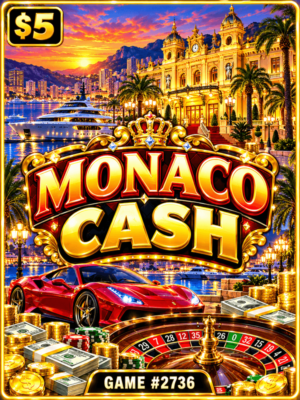 Monaco Cash — illustration, not the actual ticket