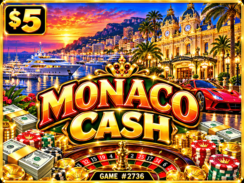 Monaco Cash — illustration, not the actual ticket