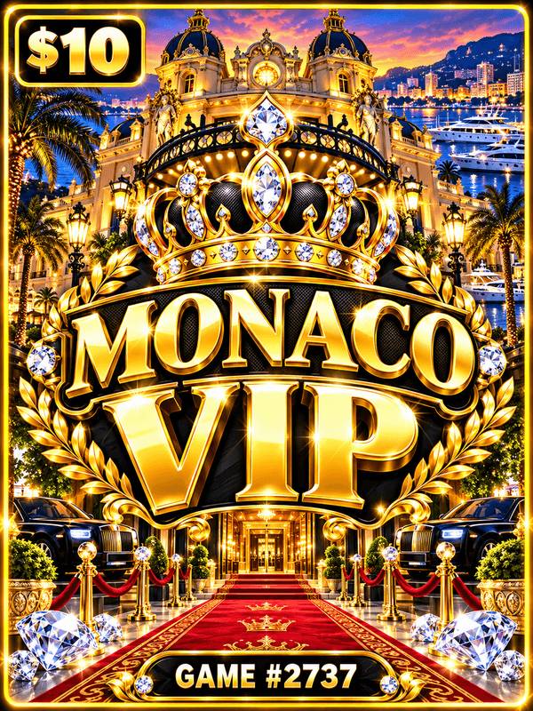 Monaco VIP — illustration, not the actual ticket