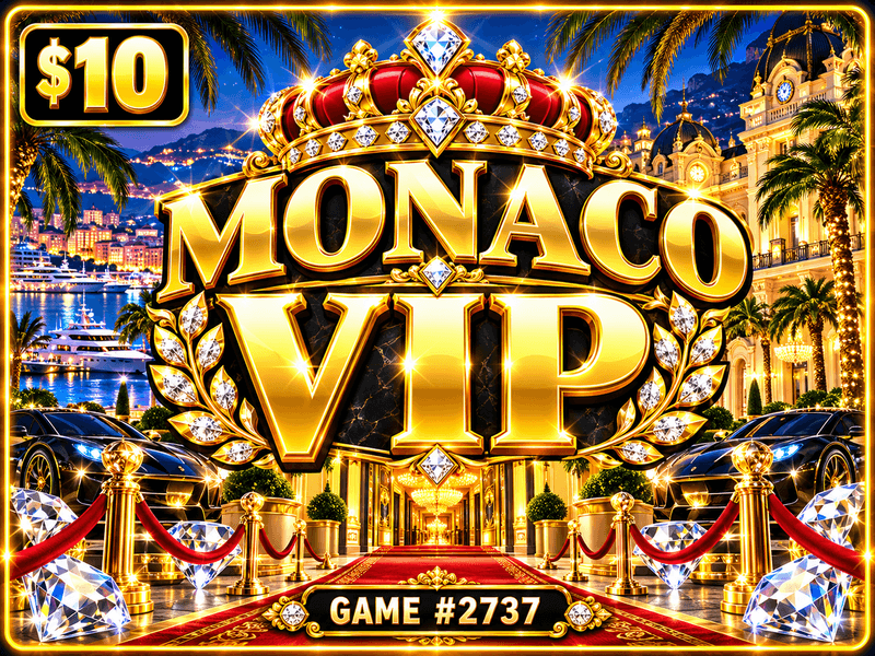 Monaco VIP — illustration, not the actual ticket