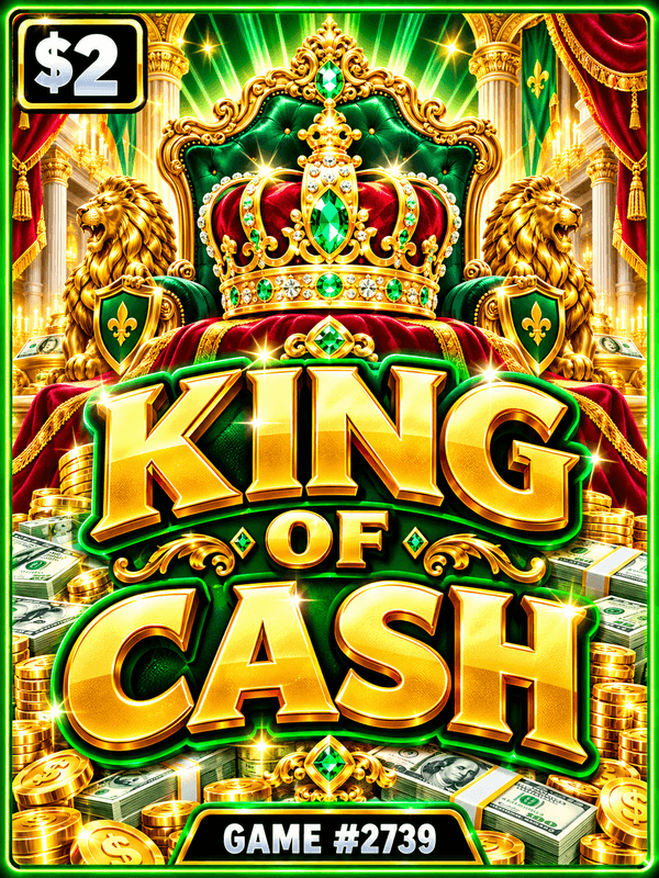 King of Cash — illustration, not the actual ticket