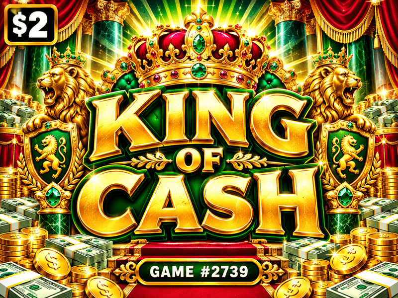 King of Cash — illustration, not the actual ticket