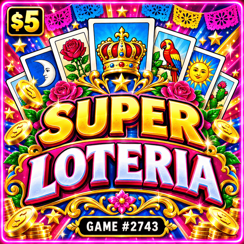 Super Loteria — illustration, not the actual ticket