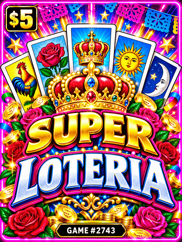 Super Loteria — illustration, not the actual ticket