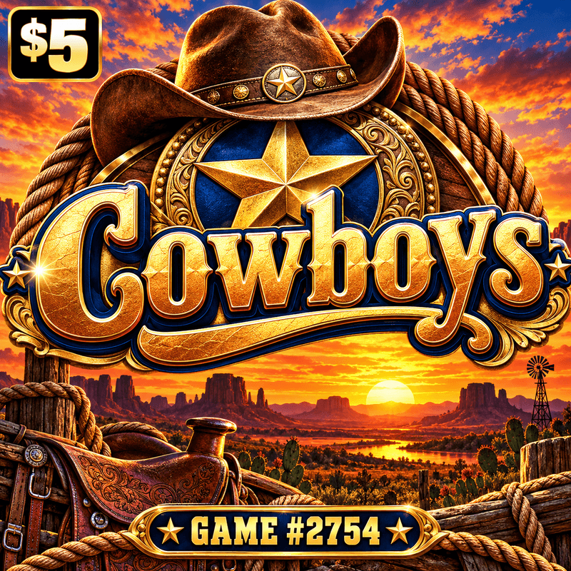 Cowboys — illustration, not the actual ticket