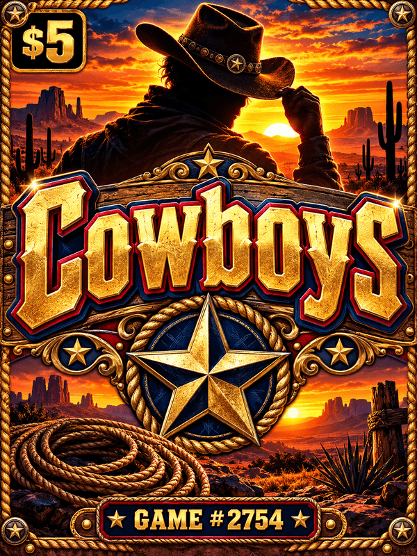 Cowboys — illustration, not the actual ticket