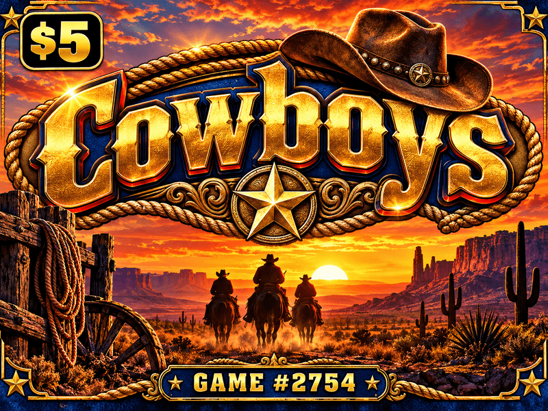 Cowboys — illustration, not the actual ticket