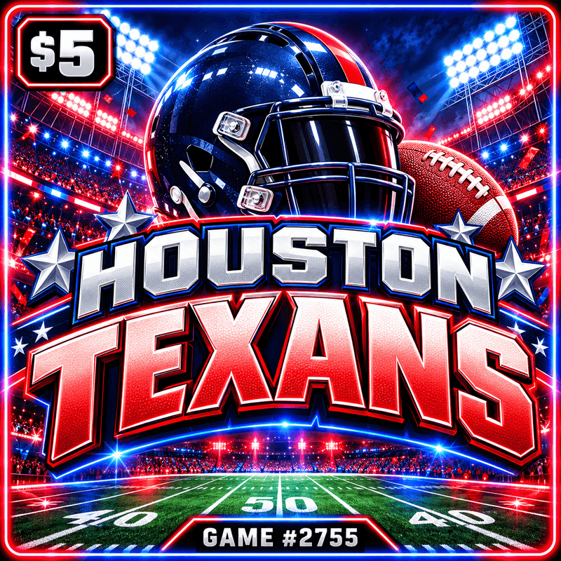 Houston Texans — illustration, not the actual ticket