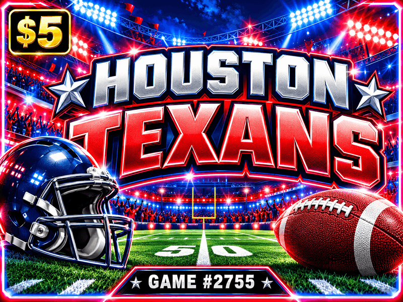 Houston Texans — illustration, not the actual ticket