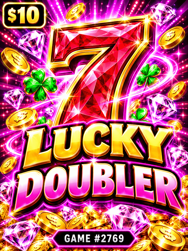 Lucky 7 Doubler — illustration, not the actual ticket