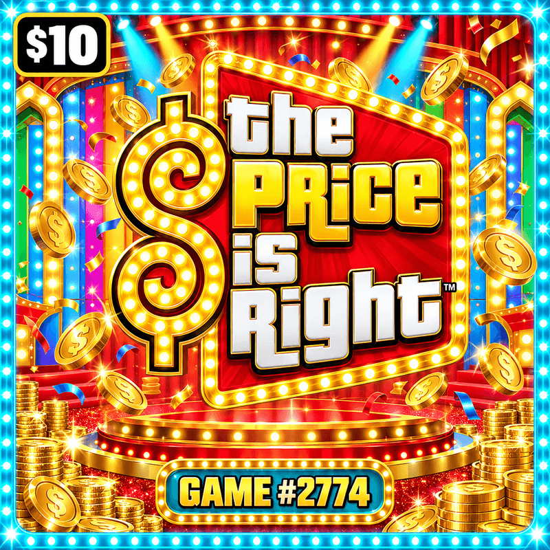 The Price is Right™ — illustration, not the actual ticket